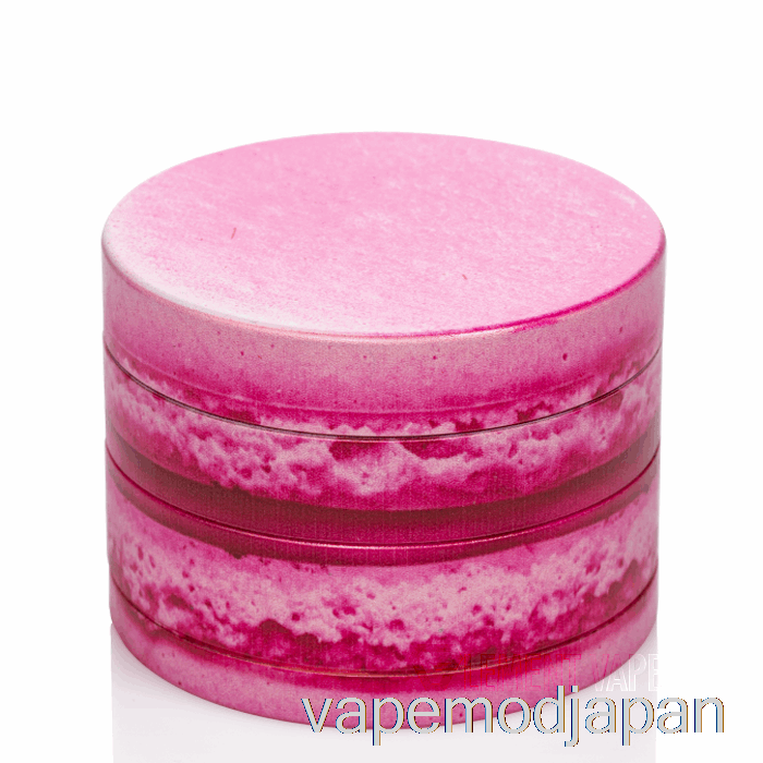 VAPE MOD V シンジケート 2.5 インチ 4 ピース シャープシュレッド デイン グラインダー ラズベリー マカロン